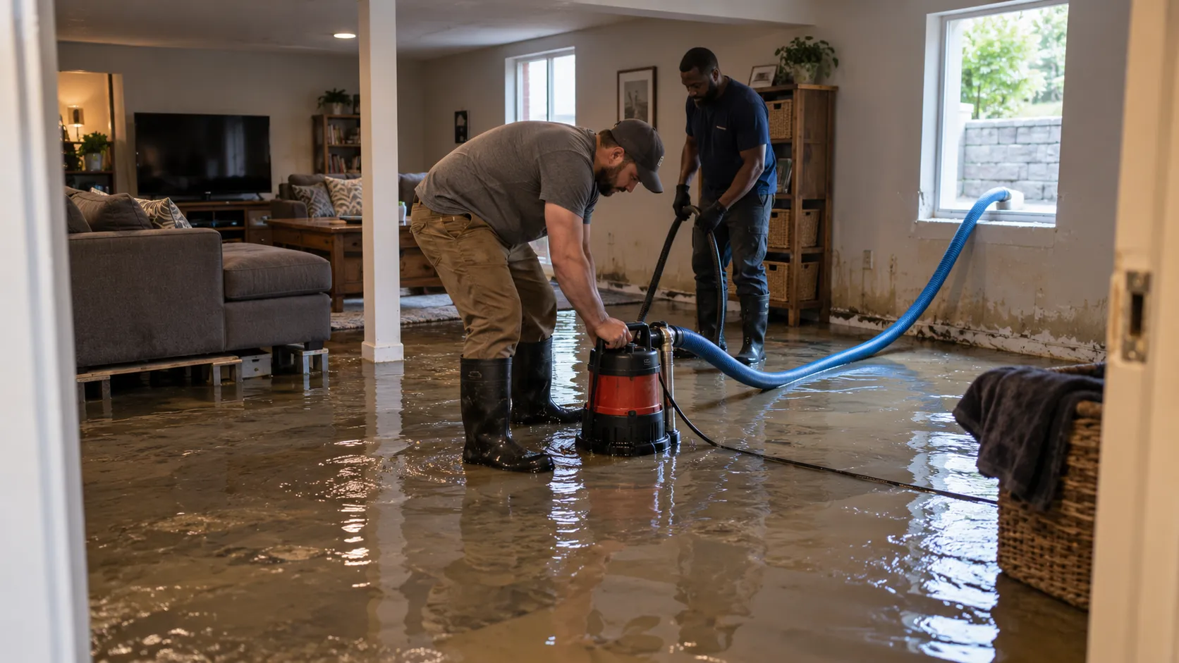 Flooded Basement Cleanup in New Orleans, LA